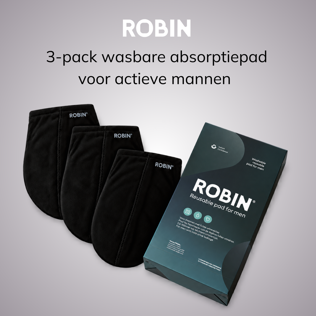 Premium waschbare Einlage (3er-Pack)