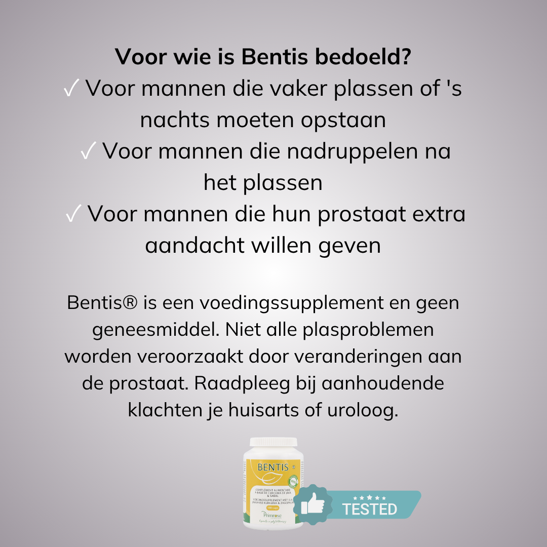 Voedingssupplement voor prostaatgezondheid