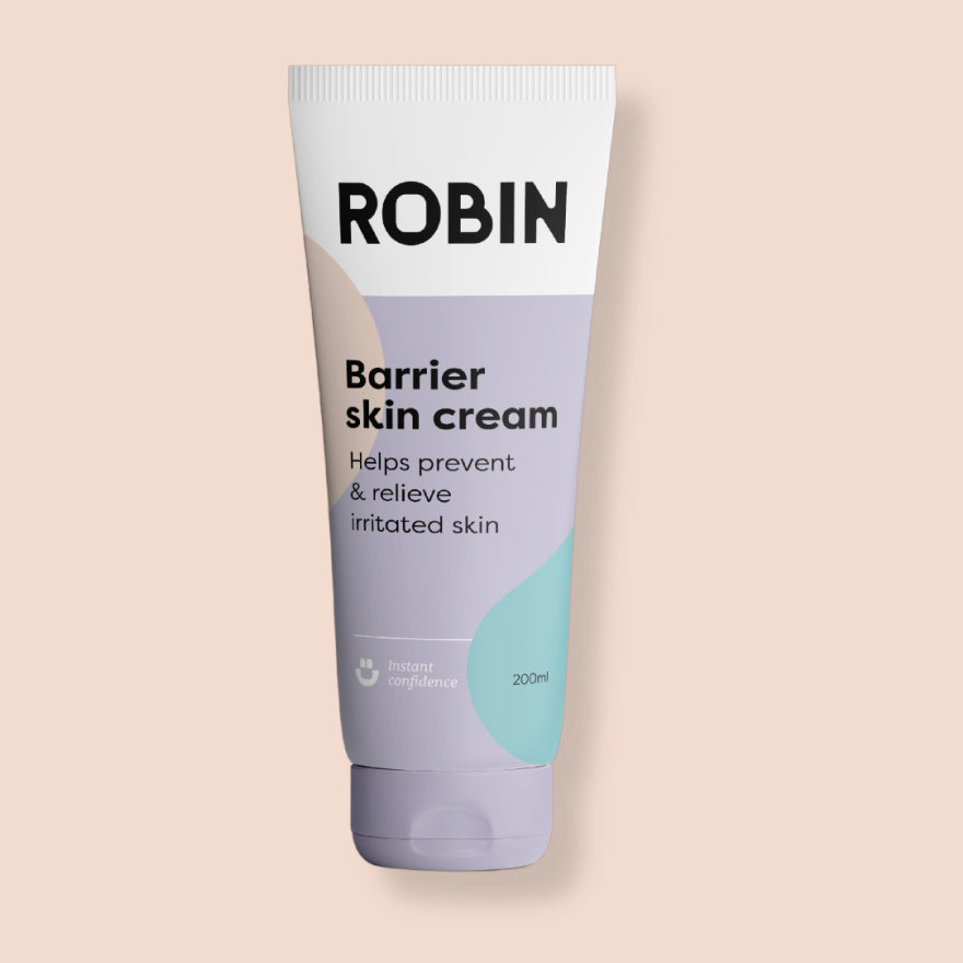 Protective barrier cream for the intimate zone