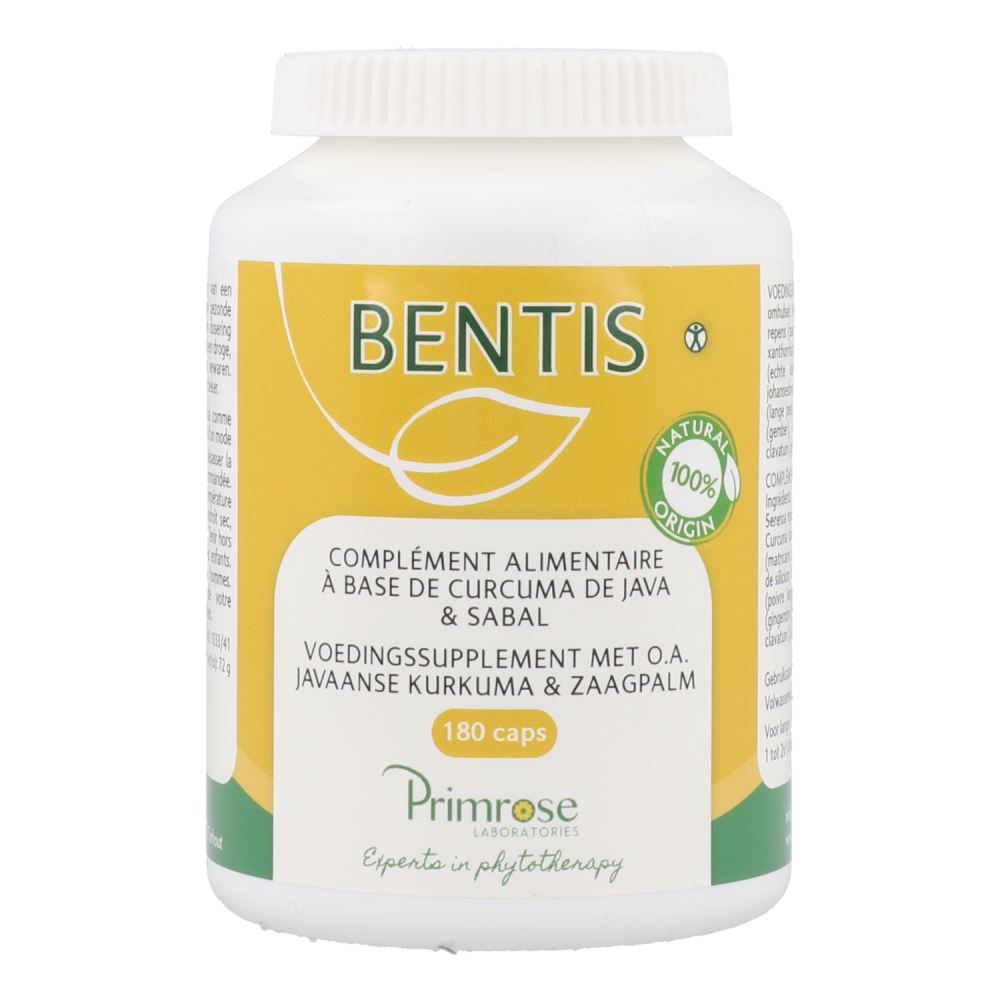 Bentis - Voedingssupplement met 5 plantenextracten (60 capsules)
