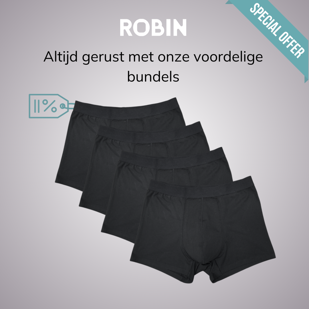 Sous-vêtements d'incontinence pour les hommes - lavables